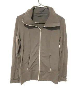 Lululemon Daily Yoga Jacket Black Full Zip Athletic Workout Size 6 thumbnail 1