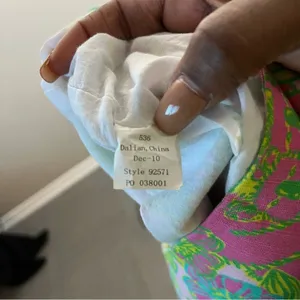 Lilly Pulitzer‎ Women White Tag Skirt 6 Pink Green Koala Floral Scalloped Mini thumbnail 8