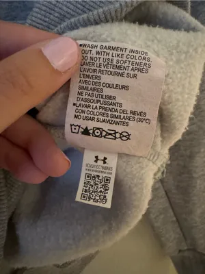 Under Armour XL Gray Fleece Pullover Hoodie Sparkle Logo thumbnail 6