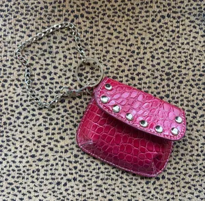 Kathy Van Zeeland Red Keychain Coin Purse thumbnail 1