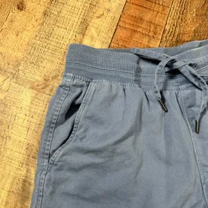 Orvis Small Blue Cotton Lyocell Drawstring Elastic Waist Cargo Shorts Small thumbnail 3