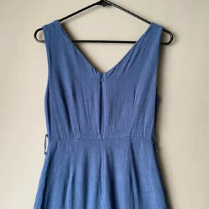 Lulu’s sz XS Sleeveless cotton blue‎ jumpsuit thumbnail 8