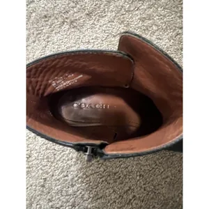 Coach Women's Chrystie Bootie Black Leather Ankle Heeled Size 9 thumbnail 12