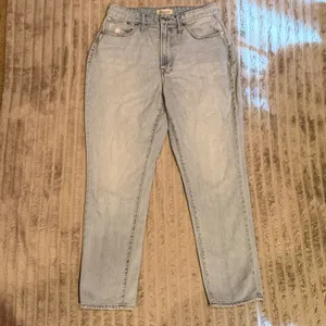 Madewell The Curvy Perfect Vintage Jean Light Wash High Rise Tapered Denim 29 thumbnail 2