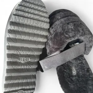 UGG Fluff Yeah Slide Slippers Women's Size 9 Black | Shearling Fur thumbnail 7