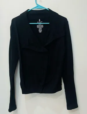 Free People Movement Active Black zip up jacket medium thumbnail 1