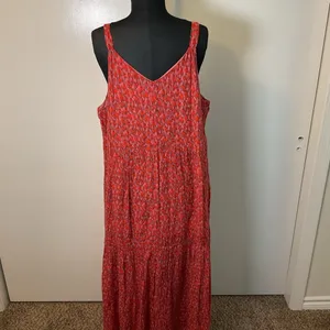 Joie Pink Tiered Maxi Sundress Women’s Size XXL Floral Resort Wear thumbnail 12