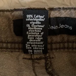 Calvin Klein Jeans Bermuda Shorts Capris Brown Denim Size 6‎ thumbnail 7