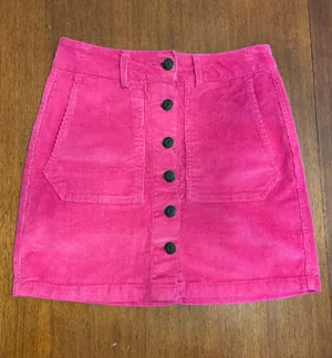 Wild Fable Brink Pink Corduroy Miniskirt thumbnail 5