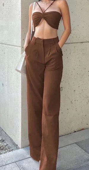 Princess Polly Elana Top 🤎 thumbnail 1