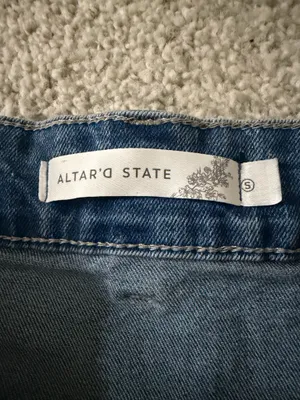 Altar'd State Jean Skirt thumbnail 4