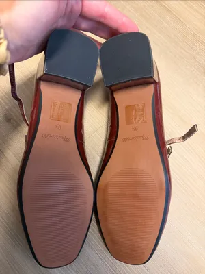 New MADEWELL The Nettie Heeled Mary Jane in Cabernet Patent Leather, W 9.5 NWOB thumbnail 7