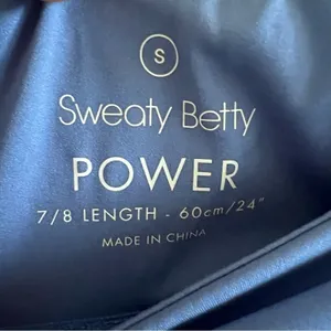 Sweaty Betty Power 7/8 Length Legging Active Pants Blue Periwinkle Small thumbnail 3