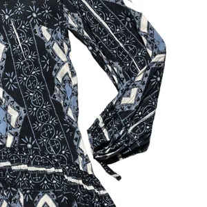 Free People Down by the Bay Navy Blue Tunic Dress XS thumbnail 7