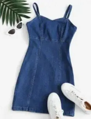 Windsor denim dress thumbnail 1