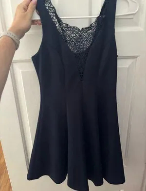 Francesca's Navy Dress thumbnail 1