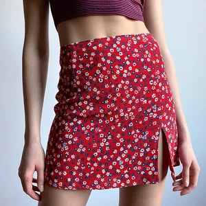 Aritzia Sunday Best Tatiana Floral A-Line Mini Slit Skirt thumbnail 1