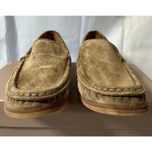 SARTO Franco Sarto Women's A. Gina Moc Toe Classic Loafer Tan Suede Sz 6M thumbnail 6