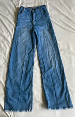 ZARA Wide Leg Jeans thumbnail 1