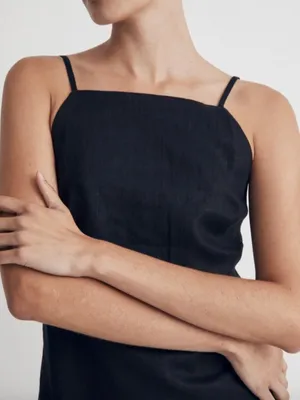 Madewell Goldie Midi Dress in 100% Linen thumbnail 4