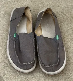 Gray Sanuk Donna Slip Ons thumbnail 1