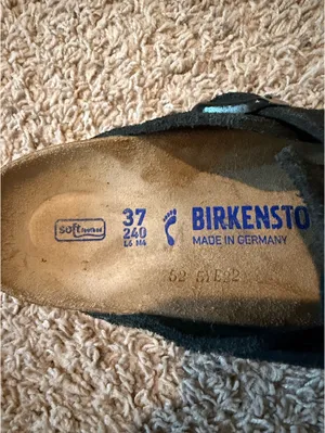 Boston Birkenstock Clogs Black Suede thumbnail 7