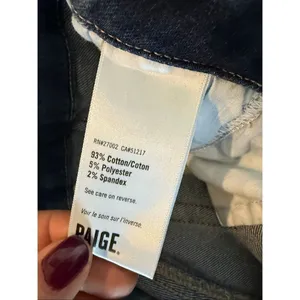 Paige Carly Cargo jeans wide leg high rise size 27 thumbnail 6