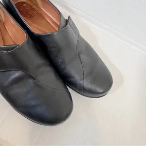 Clarks Artisan Black Leather Clogs Women’s 8 Comfort Shoes Slip On Fall thumbnail 7