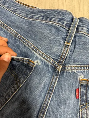 Levi Strauss 501 denim shorts thumbnail 9