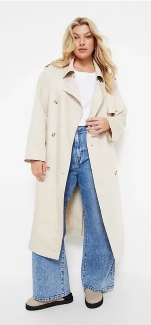 Zaful Beige Trench Coat for Women thumbnail 1