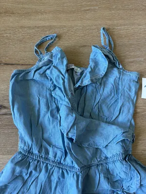 Blue Romper with Ruffles thumbnail 3