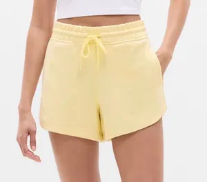 Athleta Seasoft Butter Yellow Shorts thumbnail 1