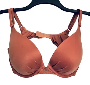 Victoria's Secret Fabulous Push Up Bra Copper Brown 34D Padded thumbnail 1
