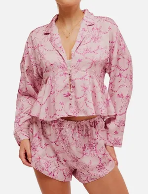 Free People beauty sleep pajama set  thumbnail 1