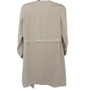 PHILOSOPHY Tan Open Front Lightweight Casual Trench Duster Jacket Size XS thumbnail 2