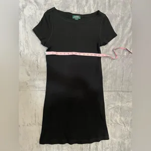 NWOT Ralp‎ Lauren 100% cotton Women's -Knit Cotton Polo Midi... thumbnail 3