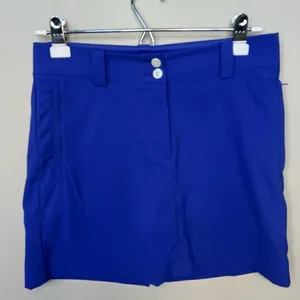 NIKE GOLF Tour Performance Tech Skort Royal Blue Size 2 Golf Skirt thumbnail 2