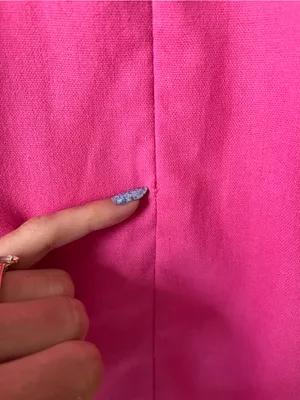 Altar'd State Bright Pink Scalloped Strap Mini Dress thumbnail 7