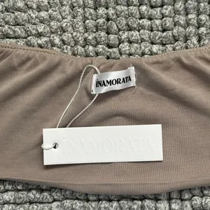 NWT Inamorata Stone Zuri Halter Top Tan Size XS thumbnail 2
