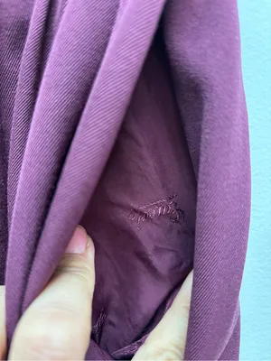 Vintage 1970s Gucci 100% Wool Burgundy A-Line Skirt Made in Italy S thumbnail 6
