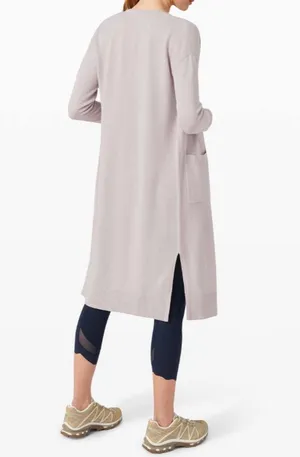 Lululemon Lunar Lengths Wrap Sweater Iced Iris 4 thumbnail 8