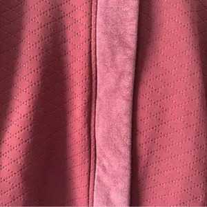 The North Face Red Utility Jacket with Hood Tunic Length Pockets Full Zip quilt thumbnail 13