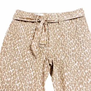 Anthropologie The Wanderer Boyfriend Trendy Casual Pants Leopard Utility Trouser thumbnail 4