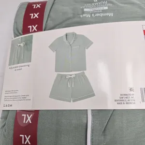 Member's Mark Women's Notch Pajama Set Green Sz XL Notch Collar Dream Mark NEW thumbnail 3