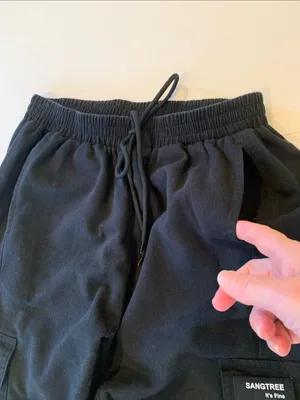 Sangtree Women’s Size 170 ~ Small / Medium Black Casual Cargo Jogger Pants thumbnail 3