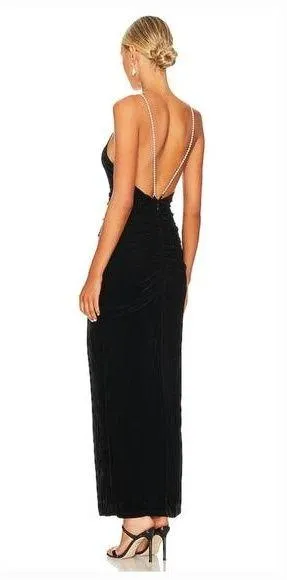 MAJORELLE Amore Gown in Black Small thumbnail 2