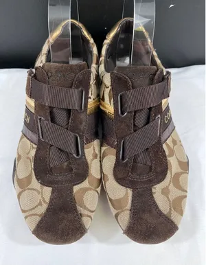 Coach Jenney Women's Brown Casual Sneakers Size 8.5M SKU 6101 thumbnail 1