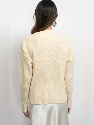 Greylin Vickie Cable Knit Oversized Cardigan Small NWT‎ thumbnail 6