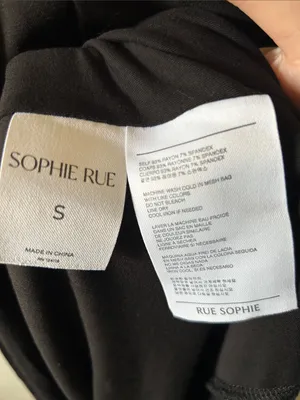 Rue Sophie Revolve Black Sleeveless Long High -Low Maxi Dress‎ Size Med thumbnail 6