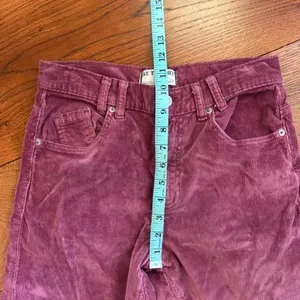 Free People We the free risk taker high rise‎ straight cord jeans size 27 thumbnail 10
